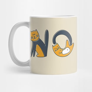 Novah | Girl Name | Cat Lover | Cat Illustration Mug